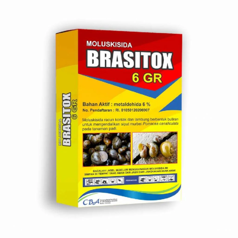 Obat keong umpan Brasitox Subur Berkah Tani